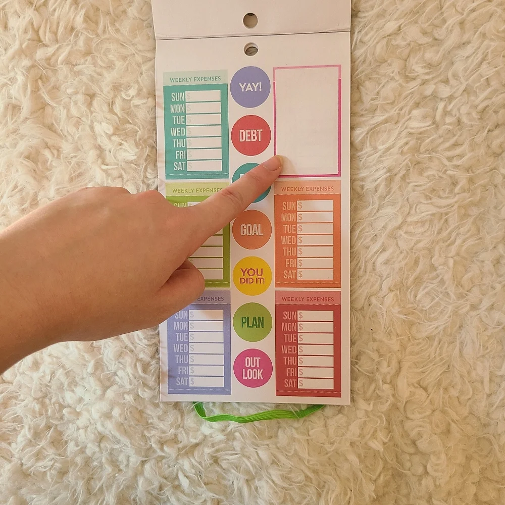 🌻 happy planner • budget sticker book